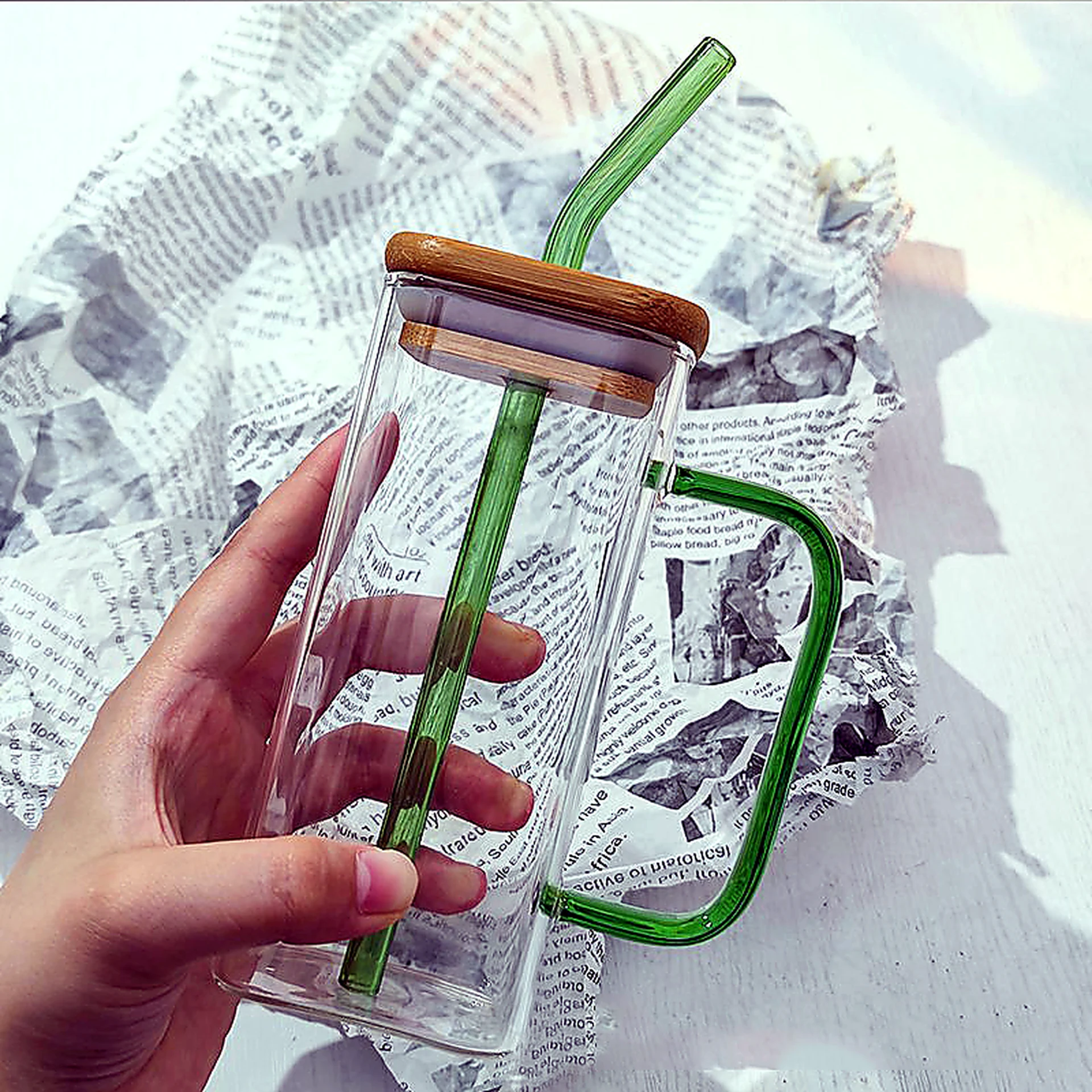 Mason Jar Glass Mug 400ml for OEM wholesale glassware projects