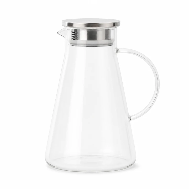Borosilicate Cold Water Pitcher 1800ml for an OEM glassware order