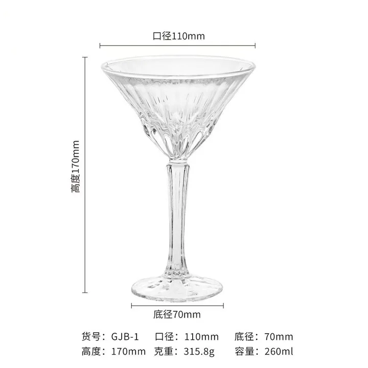 Clear Stemmed Dessert Glass catalog product image for wholesale review