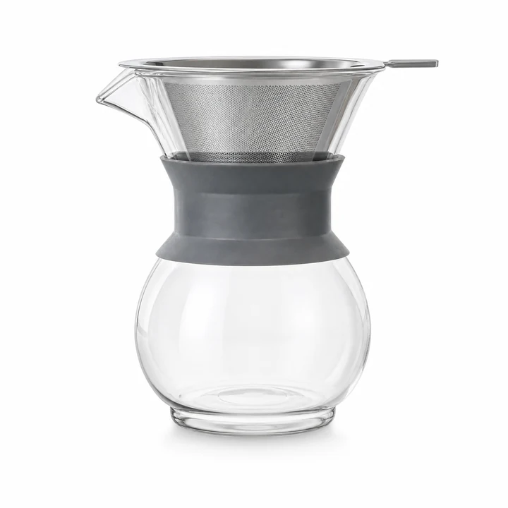 Glass Teapot with Stainless Infuser 400-600ml for an OEM glassware order