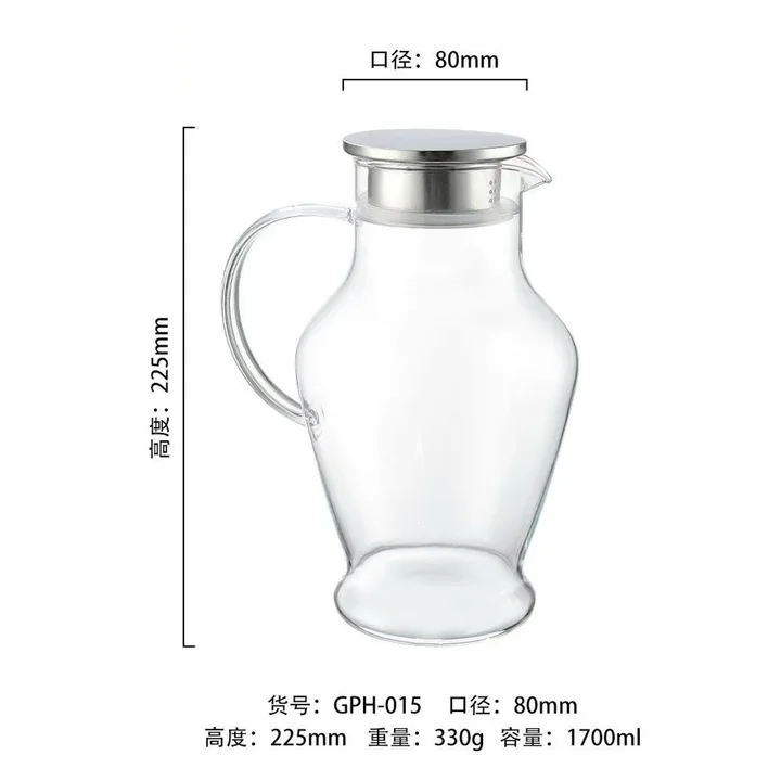 Glass Water Pitcher catalog product image for wholesale review