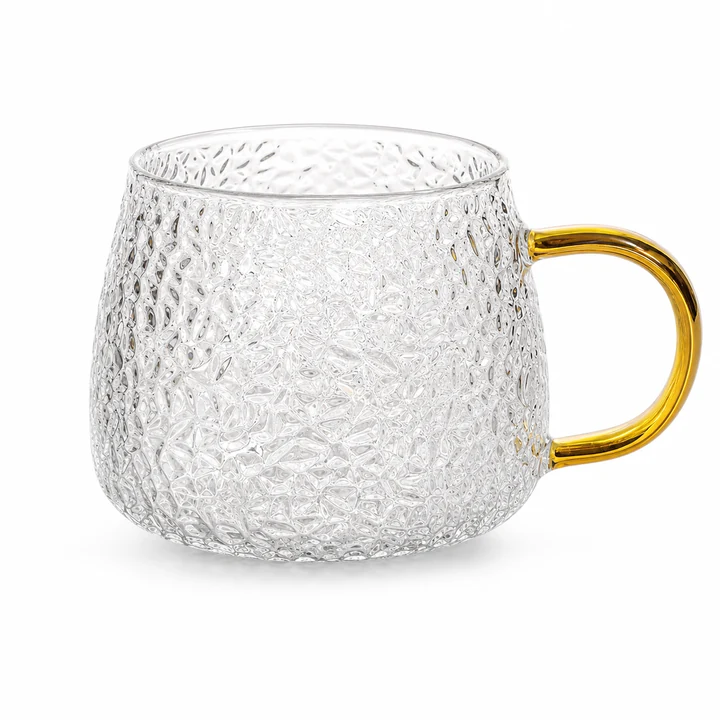 Pumpkin Shape Glass Mug 420ml for OEM wholesale glassware projects