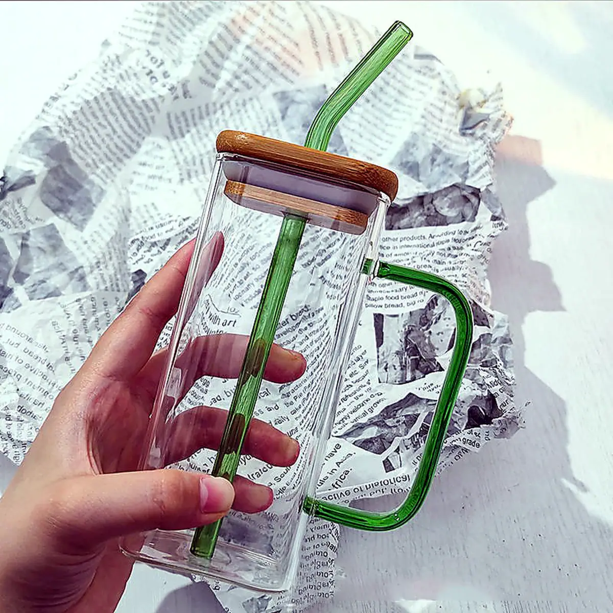 Mason Jar Glass Mug 400ml for OEM wholesale glassware projects