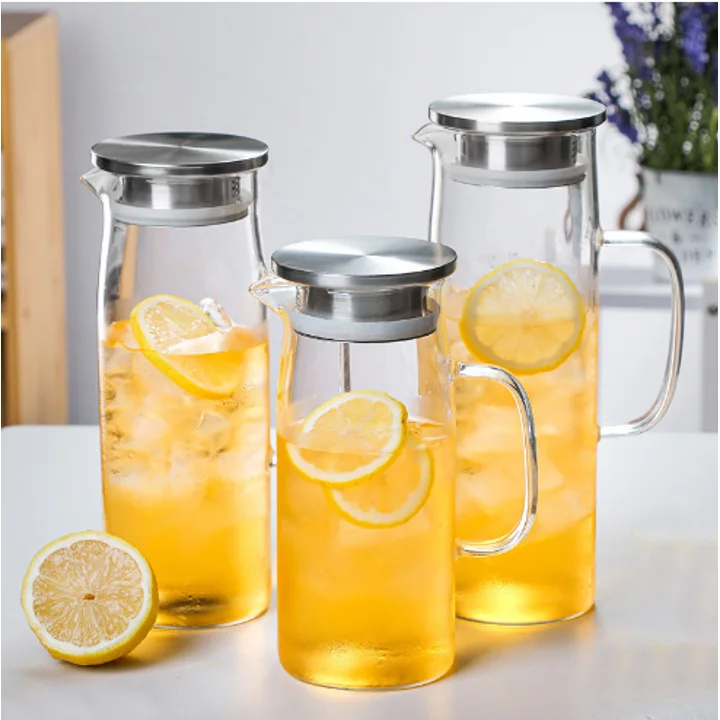 Slim Glass Water Pitcher Family catalog product image for wholesale review